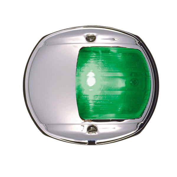 Perko LED Side Light - Green - 12V - Chrome Plated Housing [0170MSDDP3] - Image 1