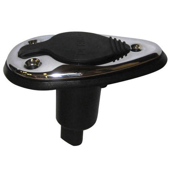 Perko Threaded Collar Pole Light Mounting Base - 2 Pin - Chrome Plated [1048P00DP] - Image 1