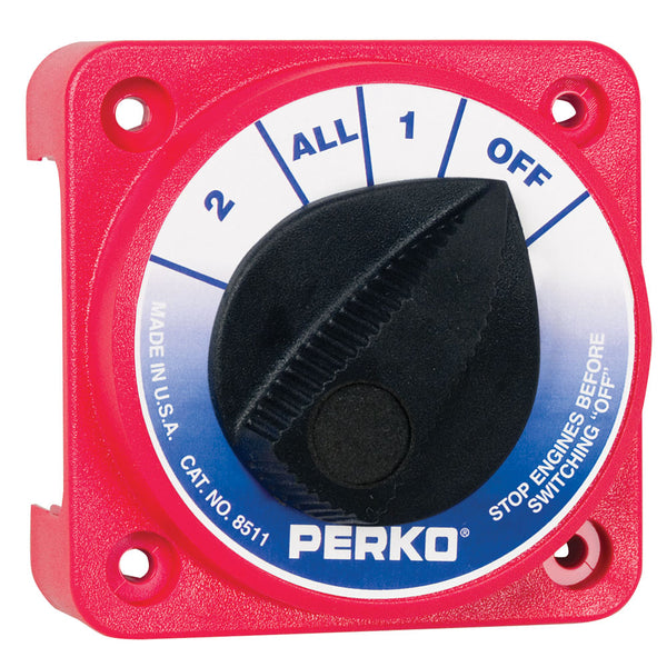 Perko Compact Medium Duty Battery Selector Switch w/o Key Lock [8511DP] - Image 1