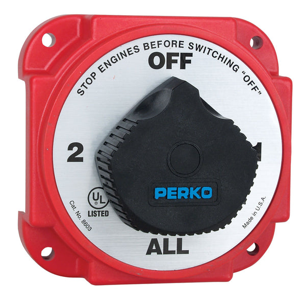 Perko Heavy Duty Battery Selector Switch w/Alternator Field Disconnect [8603DP] - Image 1