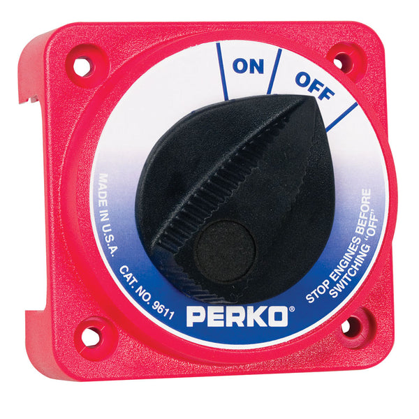 Perko 9611DP Compact Medium Duty Main Battery Disconnect Switch [9611DP] - Image 1