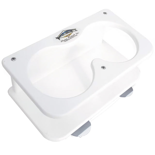Deep Blue Marine Double Drink Holder w/Suction Cups [SMDH] - Image 1