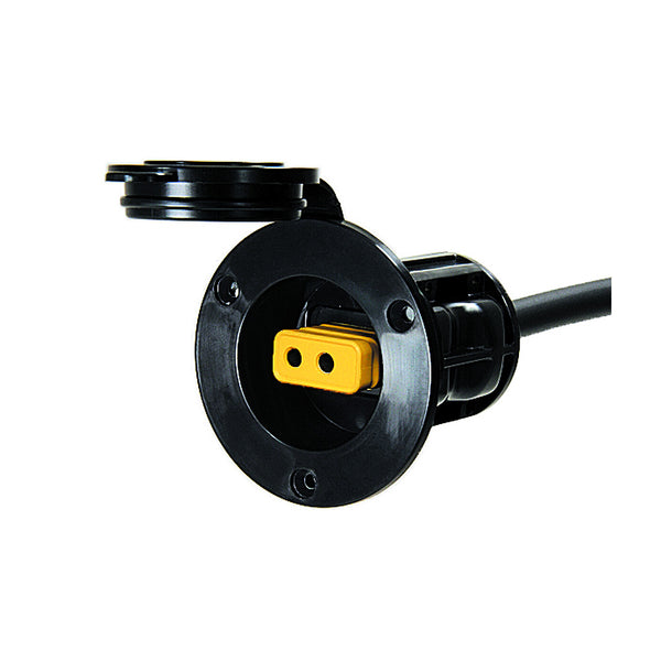 Cannon Flush Mount Power Port - Black [1903012] - Image 1
