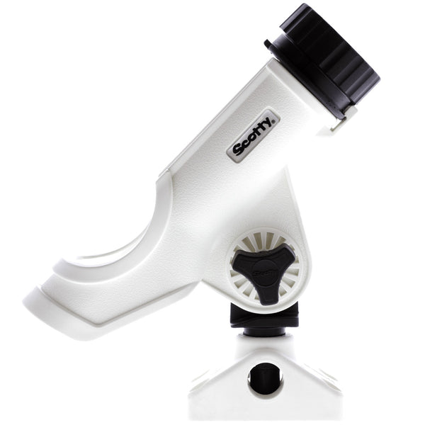 Scotty Powerlock Rod Holder White w/241 Side/Deck Mount [230-WH] - Image 2