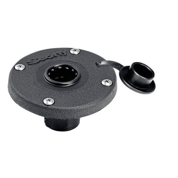 Scotty 344 Round Flush Deck Mount [344-BK] - Image 1