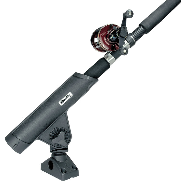 Scotty Rodmaster II Rod Holder w/241 Deck/Side Mount - Black [350] - Image 1