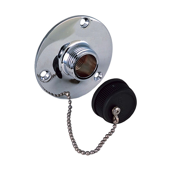 Perko Water Outlet Fitting w/Cap [0504DP0CHR] - Image 1