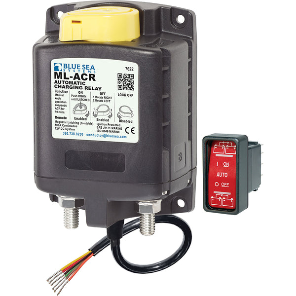 Blue Sea 7622 ML-Series Heavy Duty Automatic Charging Relay [7622] - Image 1
