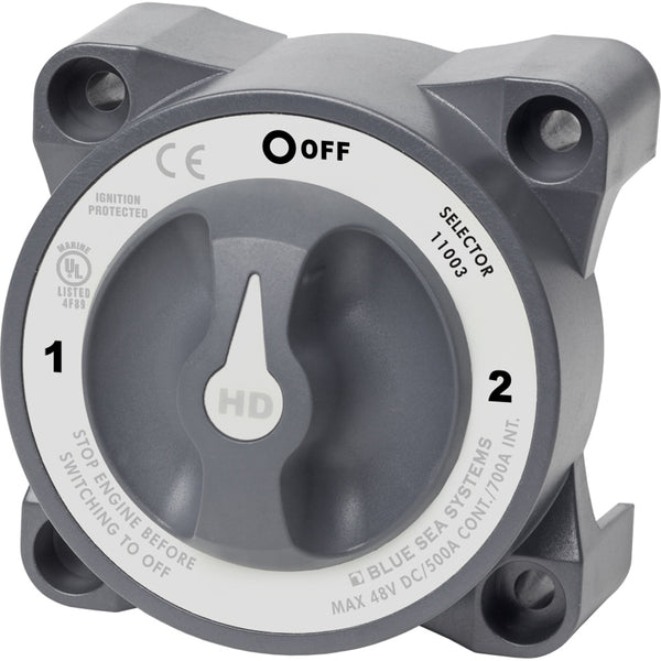 Blue Sea 11003 HD-Series Battery Switch w/Alternator Field Disconnect - 3-Position [11003] - Image 1