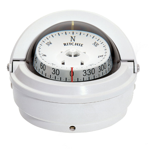Ritchie S-87W Voyager Compass - Surface Mount - White [S-87W] - Image 1