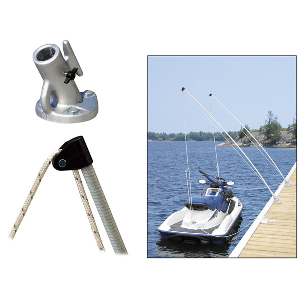 Dock Edge Economy Mooring Whips 8ft 2000 LBS up to 18ft [DE3100F] - Image 1