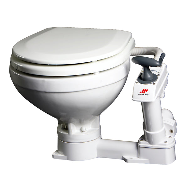 Johnson Pump Compact Manual Toilet [80-47229-01] - Image 1