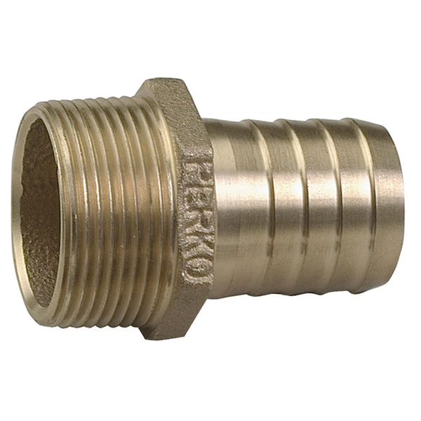Perko 1-1/2 Pipe To Hose Adapter Straight Bronze MADE IN THE USA [0076DP8PLB] - Image 1