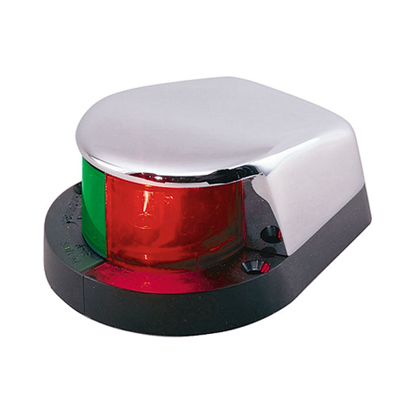 Perko 12V Bi-Color Bow Light Black Base Chrome Plated Top MADE IN THE USA [1310DP0CHR] - Image 1