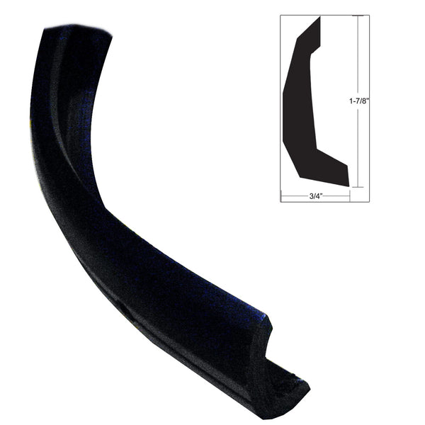 TACO Semi-Rigid Rub Rail Kit - Black w/No Insert - 30' [V11-4135BKA30-3] - Image 1