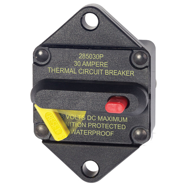 Blue Sea 7081 30 Amp Circuit Breaker Panel Mount 285 Series [7081] - Image 1