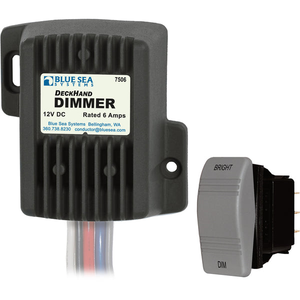 Blue Sea 7506 DeckHand Dimmer - 6 Amp/12V [7506] - Image 1