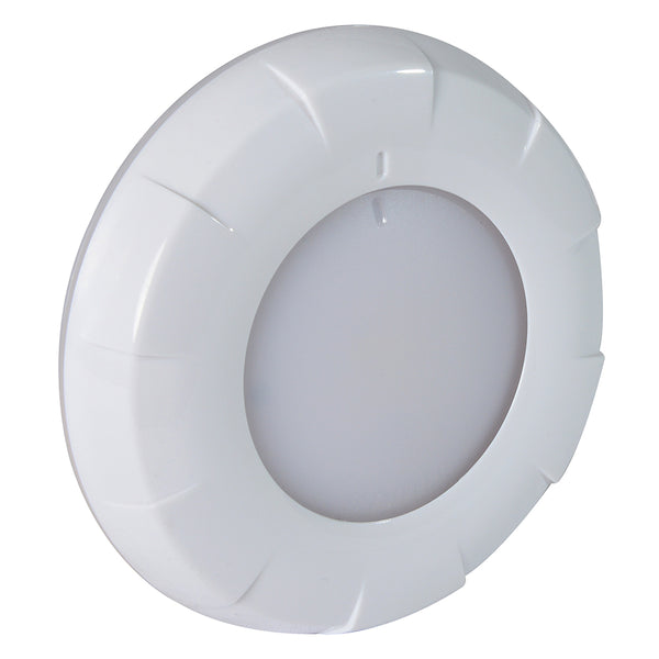 Lumitec Aurora LED Dome Light - White Finish - White/Red Dimming [101076] - Image 2
