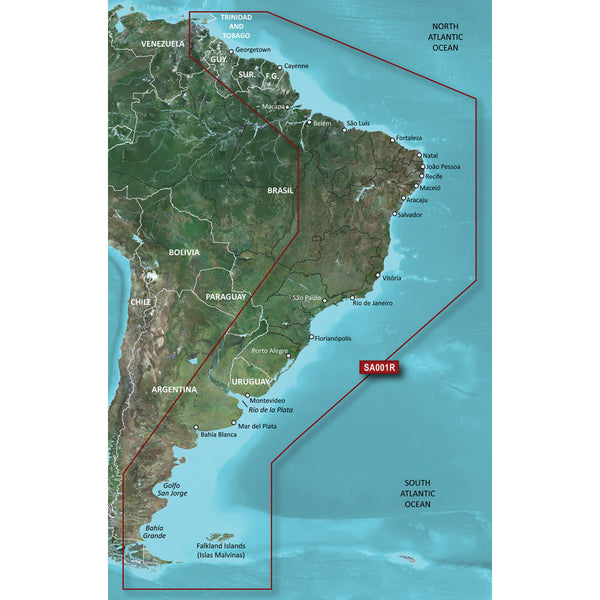 Garmin BlueChart g3 HD - HXSA001R - South America East Coast - microSD/SD [010-C1062-20] - Image 1