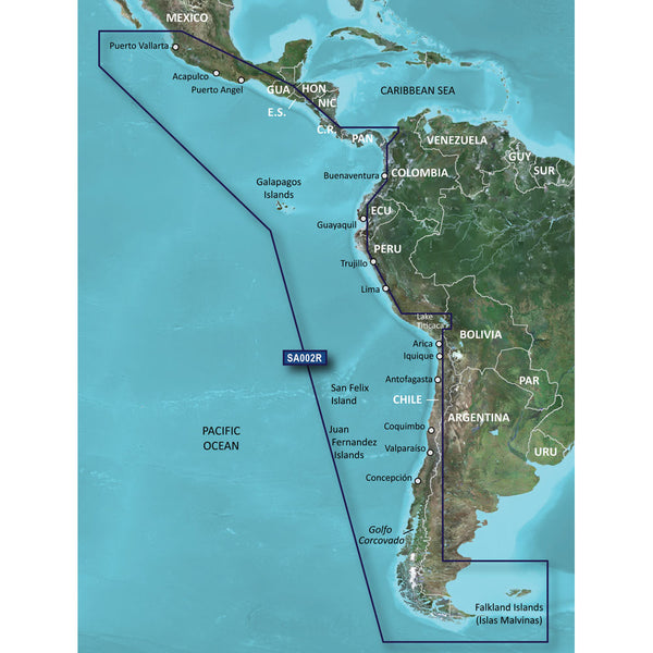 Garmin BlueChart g3 HD - HXSA002R - South America West Coast - microSD/SD [010-C1063-20] - Image 1