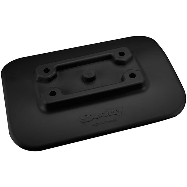 Scotty 341-BK Glue-On Mount Pad f/Inflatable Boats - Black [341-BK] - Image 1
