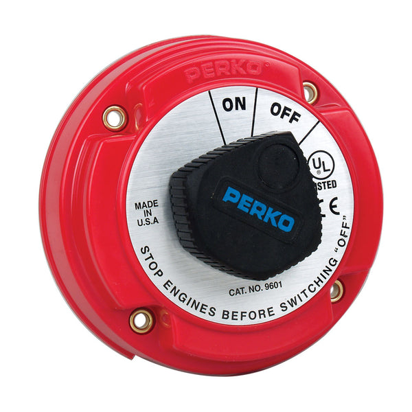 Perko Medium Duty Battery Disconnect Shut Off/On - 250 Amp Continuous, 12-32VDC [9601DP] - Image 1