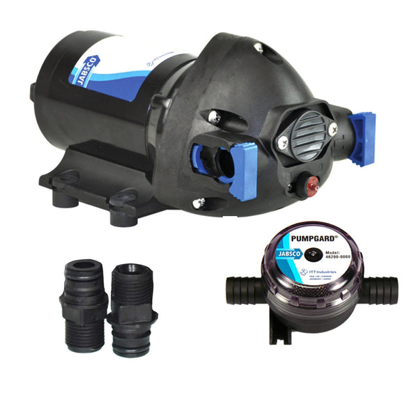 Jabsco Par-Max Shower Drain/General Purpose Pump - 3.5GPM-25psi-12VDC w/Strainer [32601-0092] - Image 1