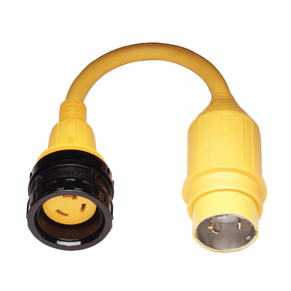 Marinco Pigtail Adapter, 30A Locking to 50A Locking [121A] - Image 1
