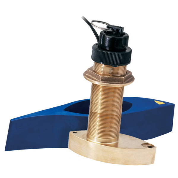 Garmin B744VL Long Stem Bronze Thru-Hull Depth/Temp/Speed w/FB - 8 Pin [010-10193-22] - Image 1