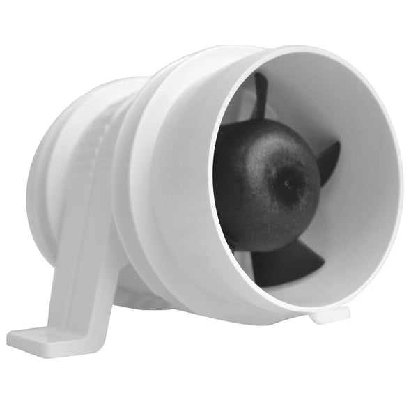 Attwood Turbo 3000 Series Water-Resitant, In-Line Blower - 12V - White [1733-4] - Image 2