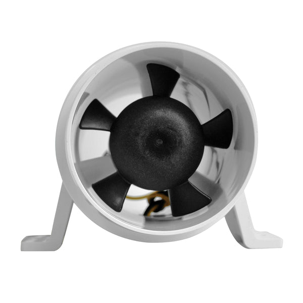 Attwood Turbo 3000 Series Water-Resitant, In-Line Blower - 12V - White [1733-4] - Image 1