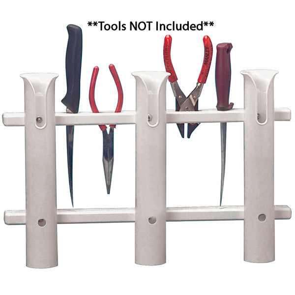 TACO 3-Rod Poly Rod Rack - White [P03-063W] - Image 1