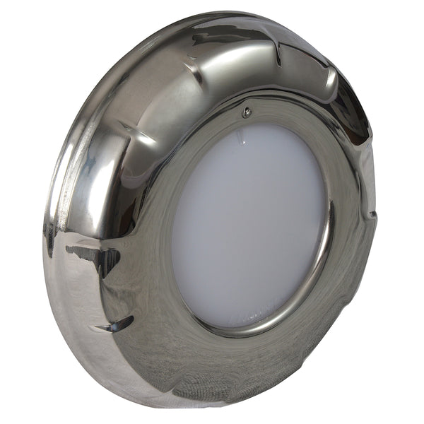 Lumitec Aurora - LED Dome Light - Polished SS Finish - 2-Color White/Blue Dimming [101138] - Image 2