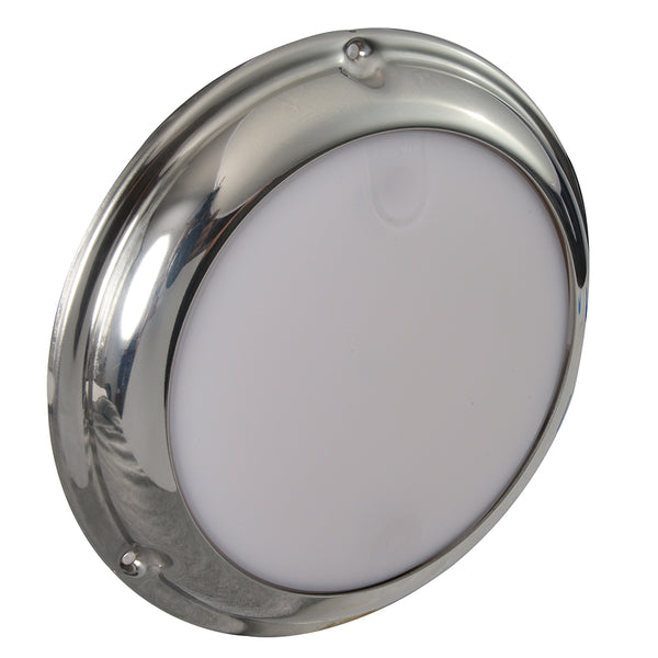 Lumitec TouchDome - Dome Light - Polished SS Finish - 2-Color White/Red Dimming [101098] - Image 2