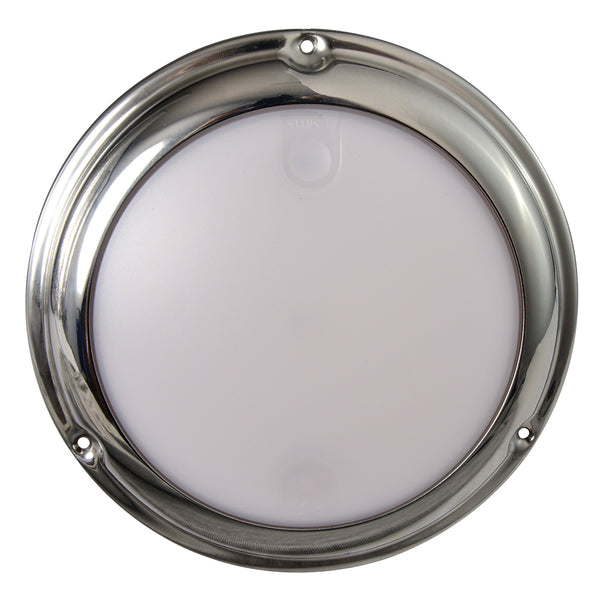 Lumitec TouchDome - Dome Light - Polished SS Finish - 2-Color White/Red Dimming [101098] - Image 1