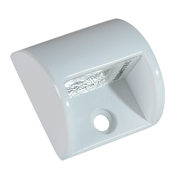 Lumitec Andros - Courtesy Light - White Powder Coat Finish - Blue Non-Dimming [101047] - Image 2