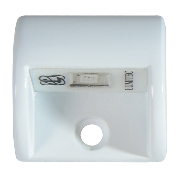 Lumitec Andros - Courtesy Light - White Powder Coat Finish - Blue Non-Dimming [101047] - Image 4