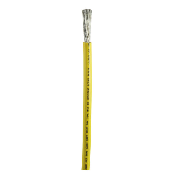 Ancor Yellow 2 AWG Battery Cable - Sold By The Foot [1149-FT] - Image 1