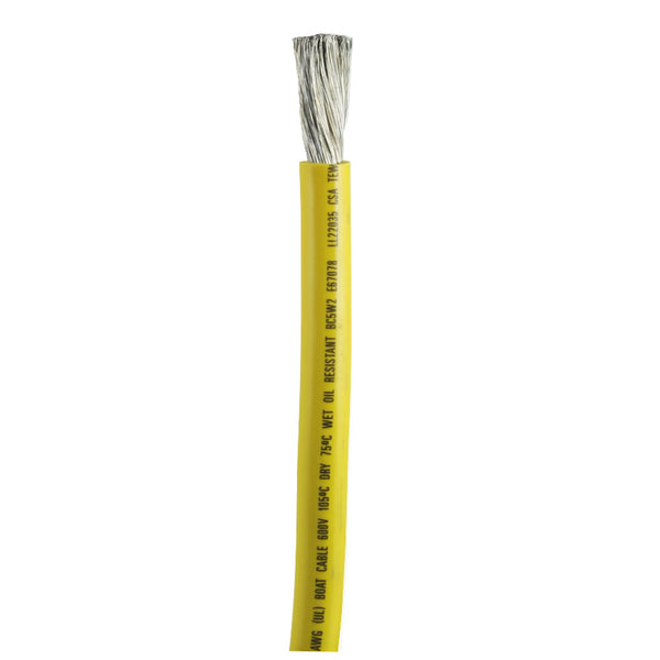 Ancor Yellow 2/0 AWG Battery Cable - Sold By The Foot [1179-FT] - Image 1