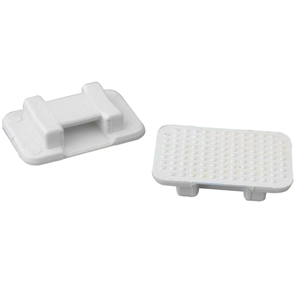 Weld Mount AT-5 Large White Nylon Wire Tie Mount - Qty. 100 [805900] - Image 1