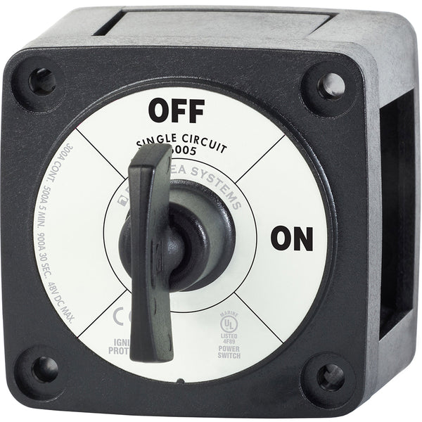 Blue Sea 6005200 Battery Switch Single Circuit ON-OFF - Black [6005200] - Image 1