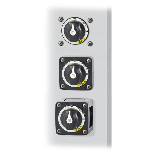Blue Sea 6011200 m-Series Battery Switch Dual Circuit Plus - Black [6011200] - Image 3