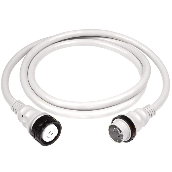 Marinco 50Amp 125/250V Shore Power Cable - 25' - White [6152SPPW-25] - Image 1