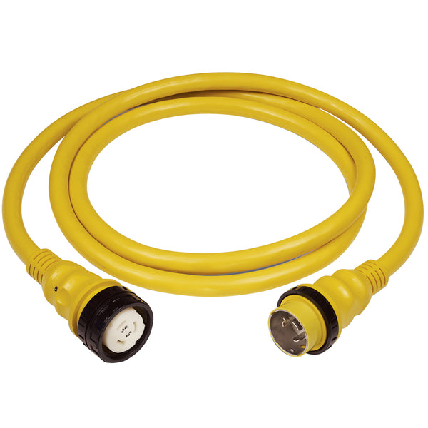 Marinco 50Amp 125/250V Shore Power Cable - 50' - Yellow [6152SPP] - Image 1