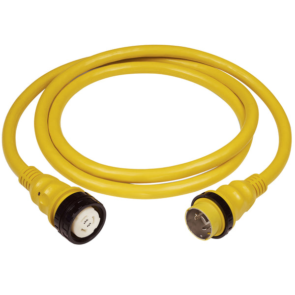 Marinco 50A 125V Shore Power Cable - 50' - Yellow [6153SPP] - Image 1