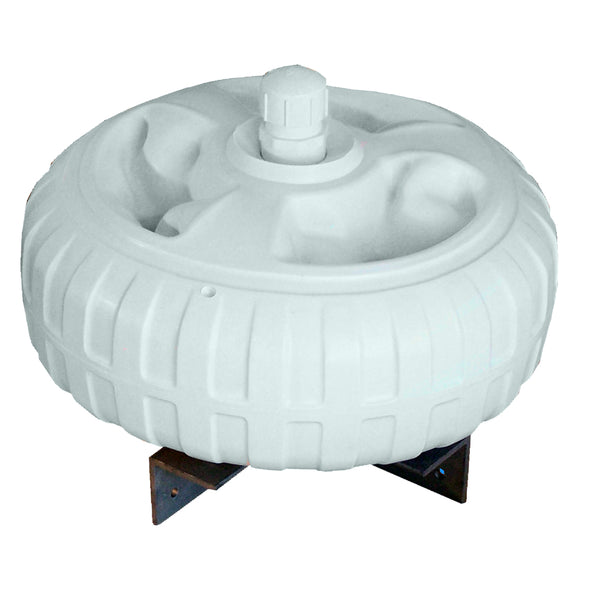 Dock Edge Inflatable Dock Wheel  18  White DE95077F