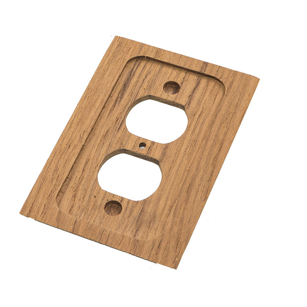 Whitecap Teak Outlet Cover/Receptacle Plate [60170] - Image 2