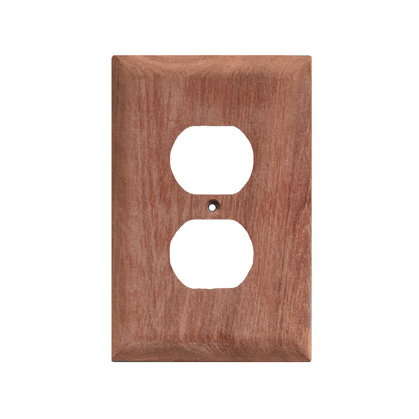 Whitecap Teak Outlet Cover/Receptacle Plate [60170] - Image 1