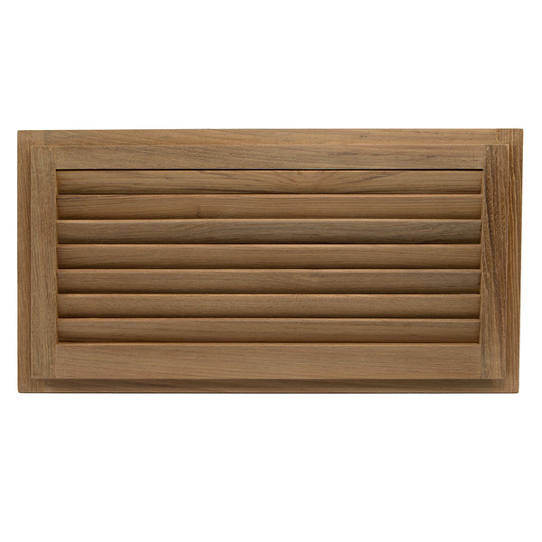 Whitecap Teak Louvered Insert - 9-3/8