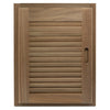 Whitecap Teak Louvered Door & Frame - Right Hand - 15